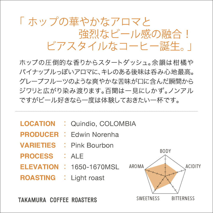 【メール便送料無料】100g×2種 Colombia Ale Process Campo Hermoso 浅煎り／深煎り 飲み比べセット コロンビア エールプロセス カンポエルモッソ